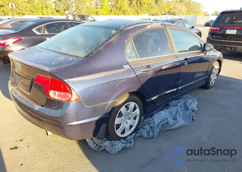 2008 Honda Civic Lx из США, поврежденный, VIN 1HGFA16548L101120